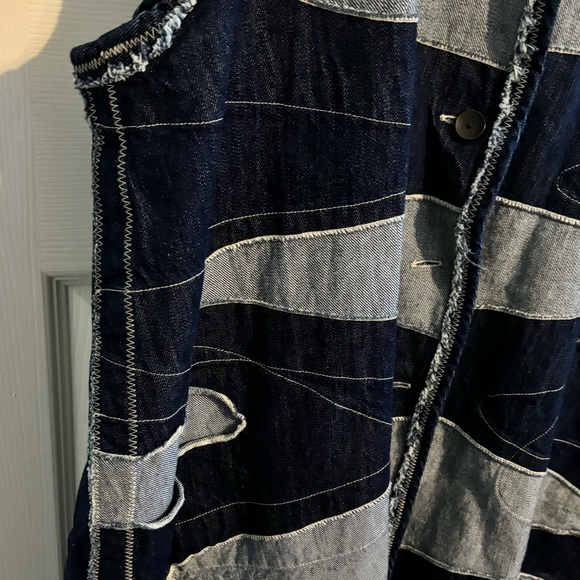 Long Denim Vest - Picture 3 of 4